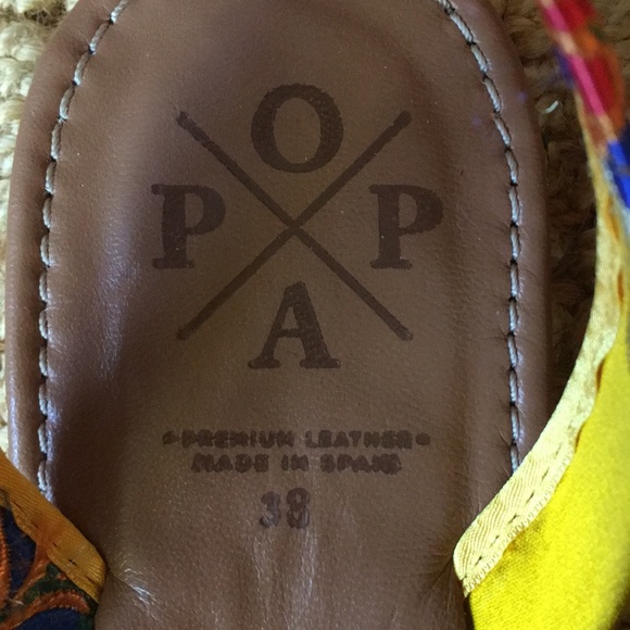 Polychrome Popa Platform Shoes Handmade in Spain - Picture 6 of 8